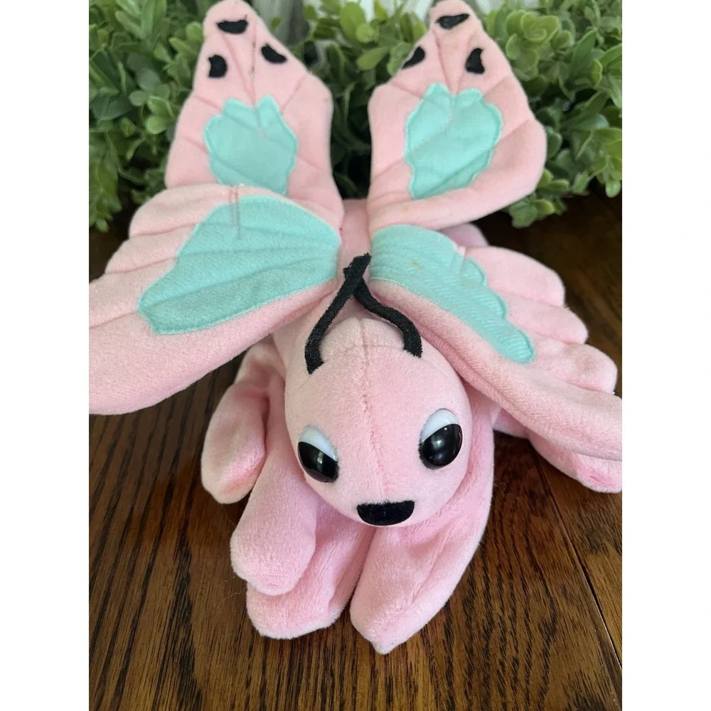 Vintage Lady Bug, Butterfly, Caterpillar Hand Puppet Glove Plush Creations‎ Inc